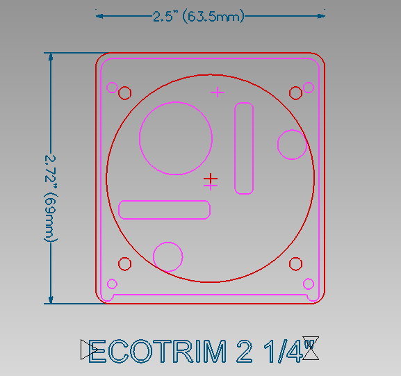 ECOTrim 2 1/4in (STOCK)