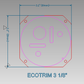 ECOTrim 3 1/8 in